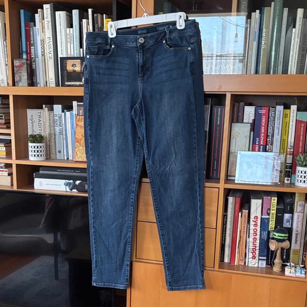 J. Jill Dark Blue Straight Leg Women's Jeans